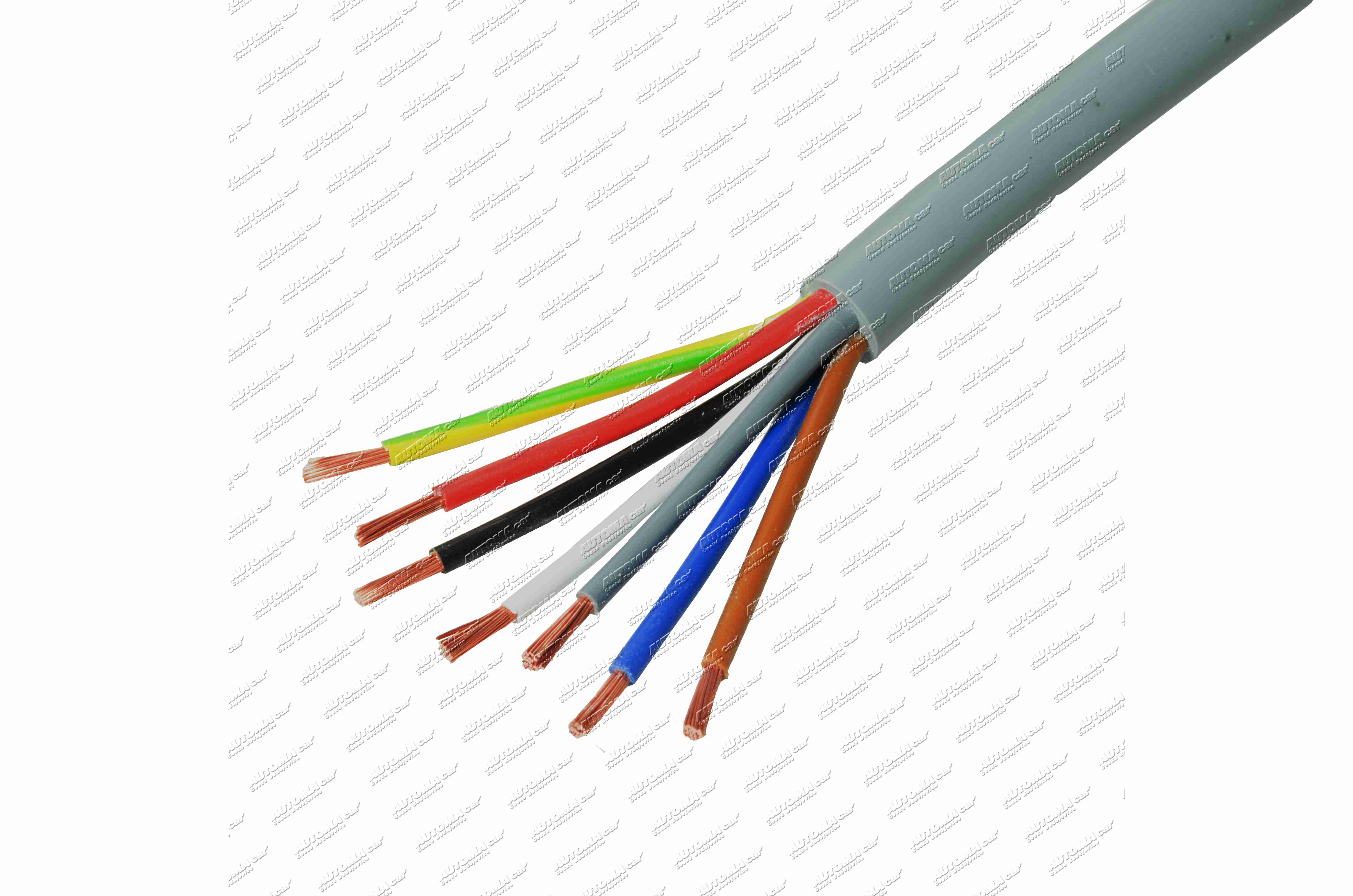 Kabel 7 žilový 7x1,5mm² /rozlišený/ v plastu