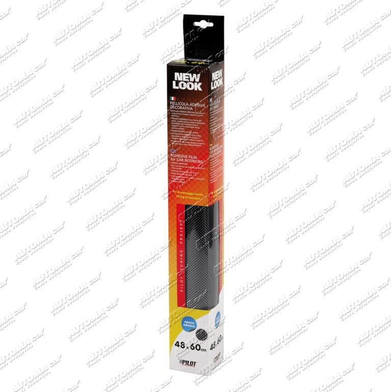 Fólie lepící 48x60cm carbon