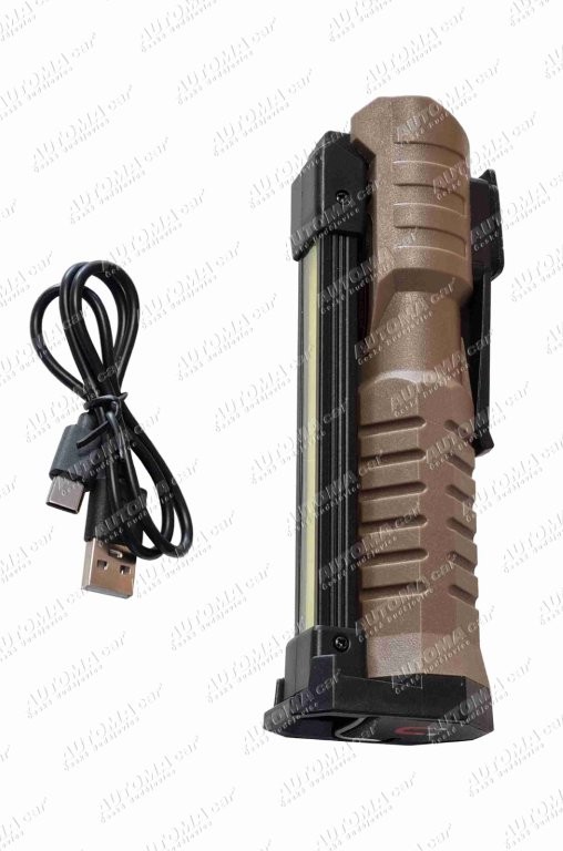 Svítilna pracovní kapesní LED dobíjecí - USB-C ( 5V/1A ) barva světla - bílá, teplá bílá, červená