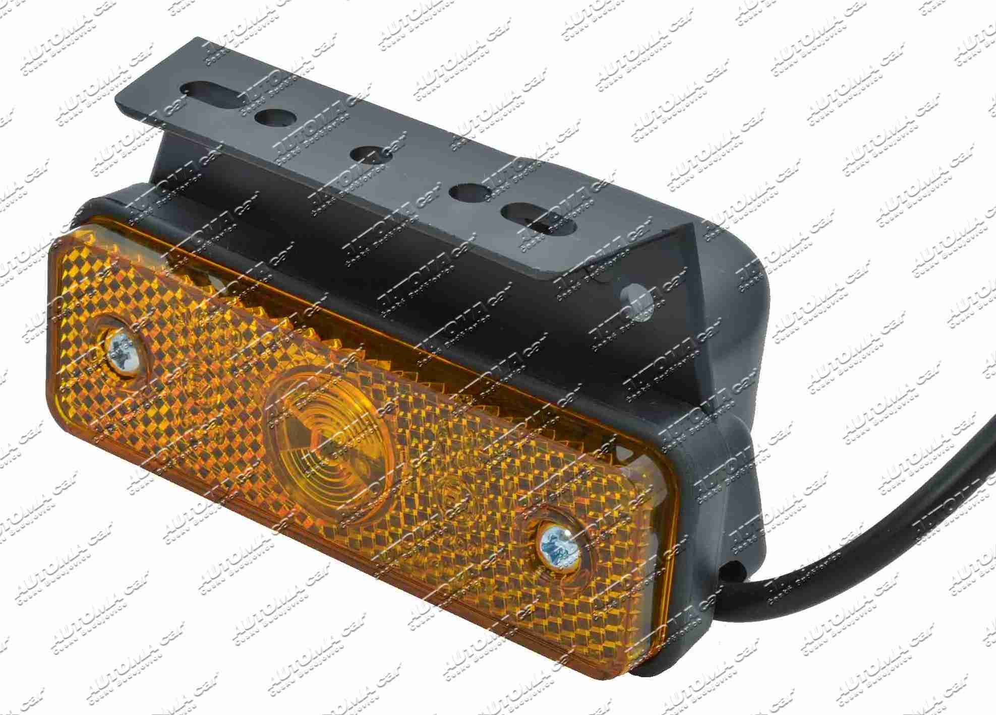 Svítilna oranž.LED 24V s kabelem 1,5m