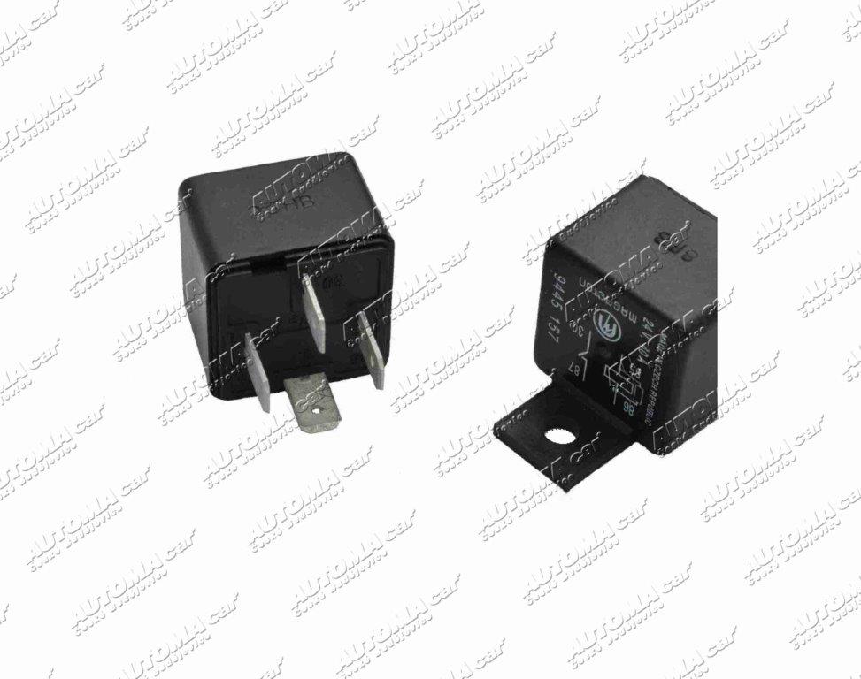 Relé 24V/20A spínací s odporem