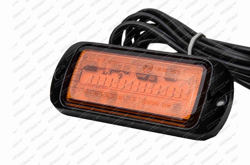 Svítilna výstražná LED 12/24V oranžová WAŠ