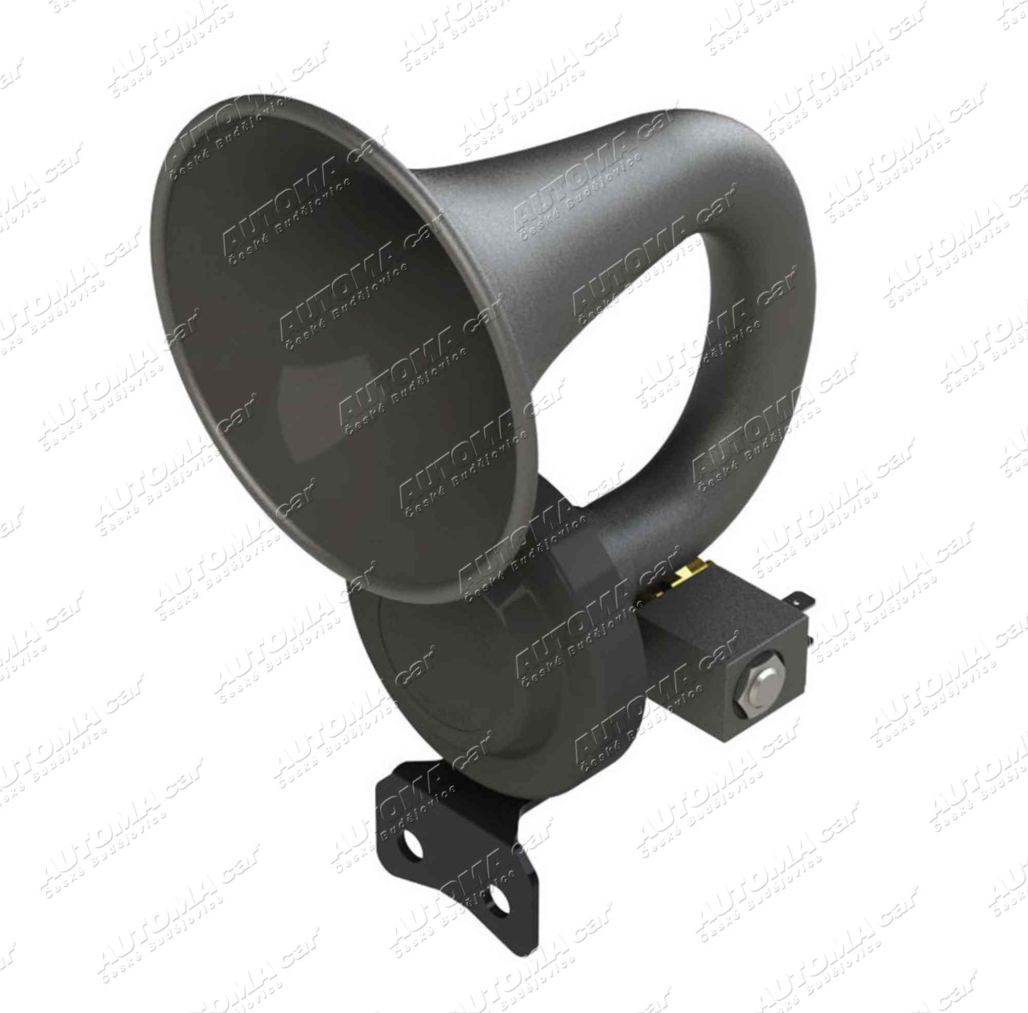 Houkačka vzduchová 24V plastová 123dB 