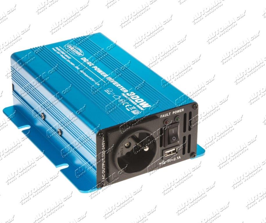 Měnič 12/230V 300W trvale čistá sinusoida