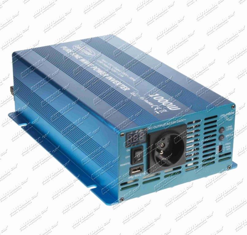Měnič 12/230V 35psw1012D 1000W trvale čistá sinusoida 