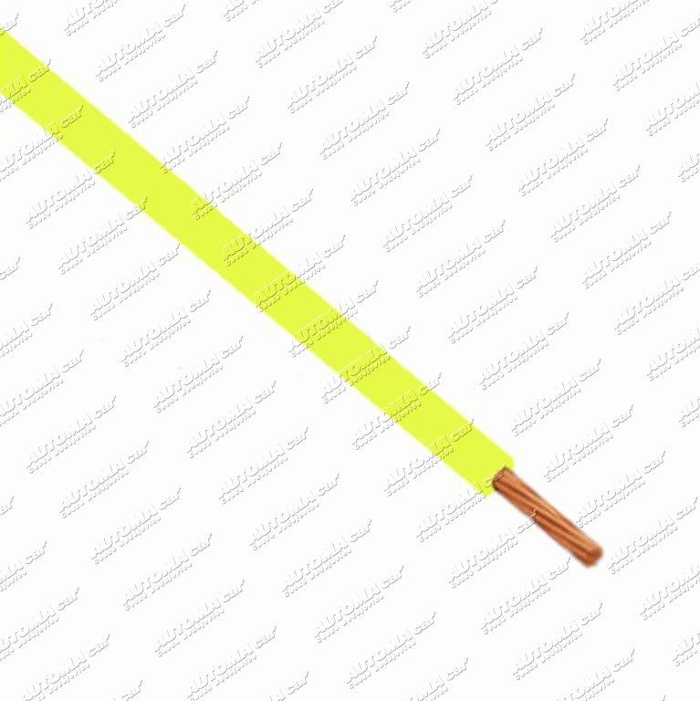 Kabel CYA 0,75mm² žlutý
