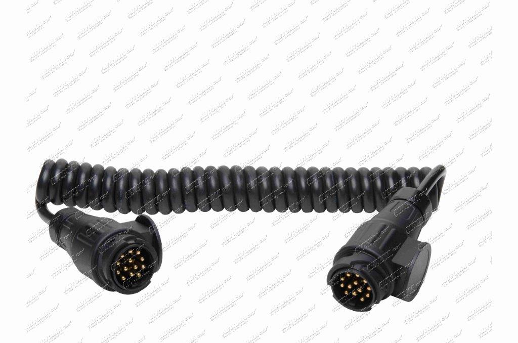 Kabel spirálový propojovací 13.pólový 3,5m 12V