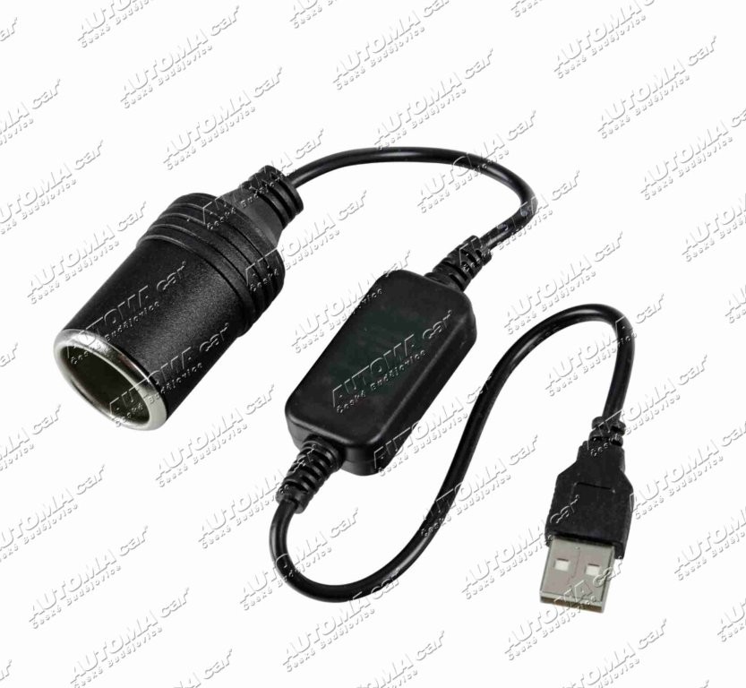 Adaptér napájecí USB 5V 2A / zásuvka CL 12V 1A 