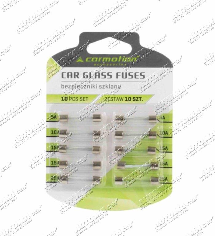 Pojistka skleněná  5-25A /6,3x32/ sada v blistru