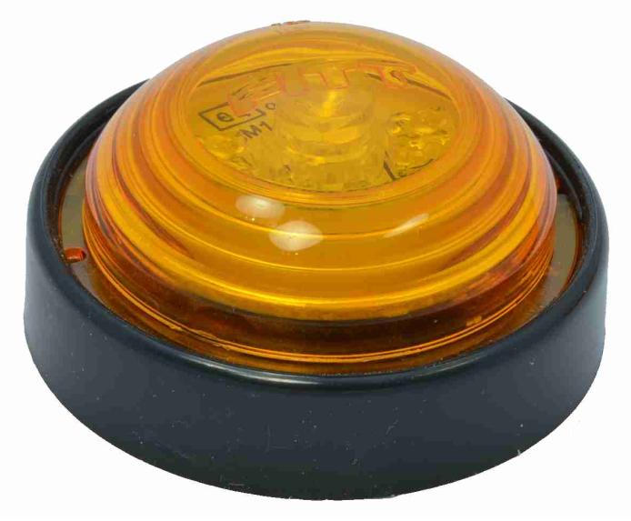 Svítilna oranž.LED 9-36V kulatá