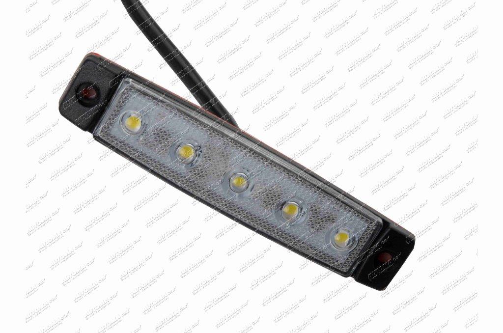 Svítilna poziční bílá LED 12/24V PRO-FLAT