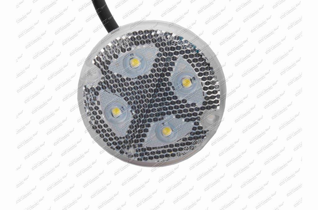 Svítilna poziční bílá LED 12/24V Pro-Button 