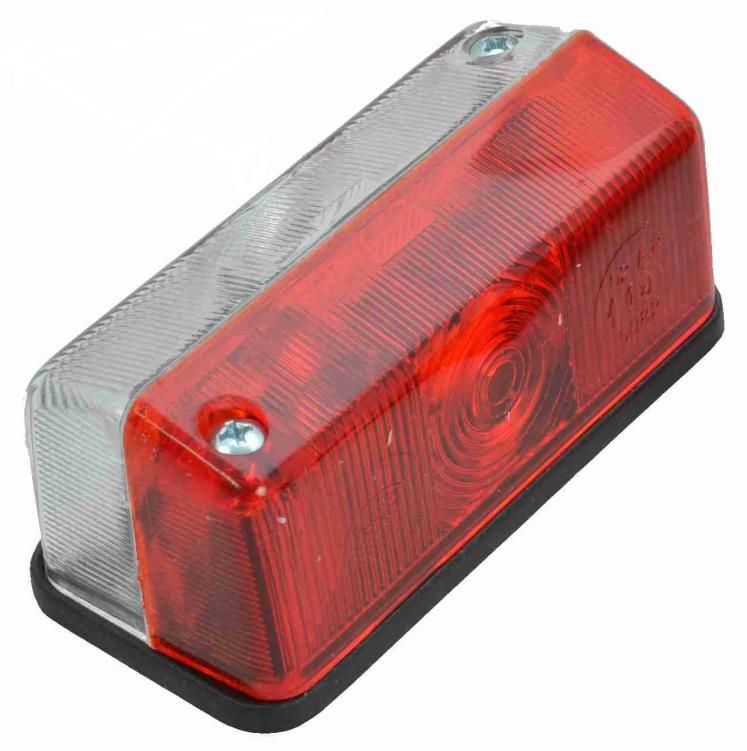 Svítilna obrysová červeno/bílá