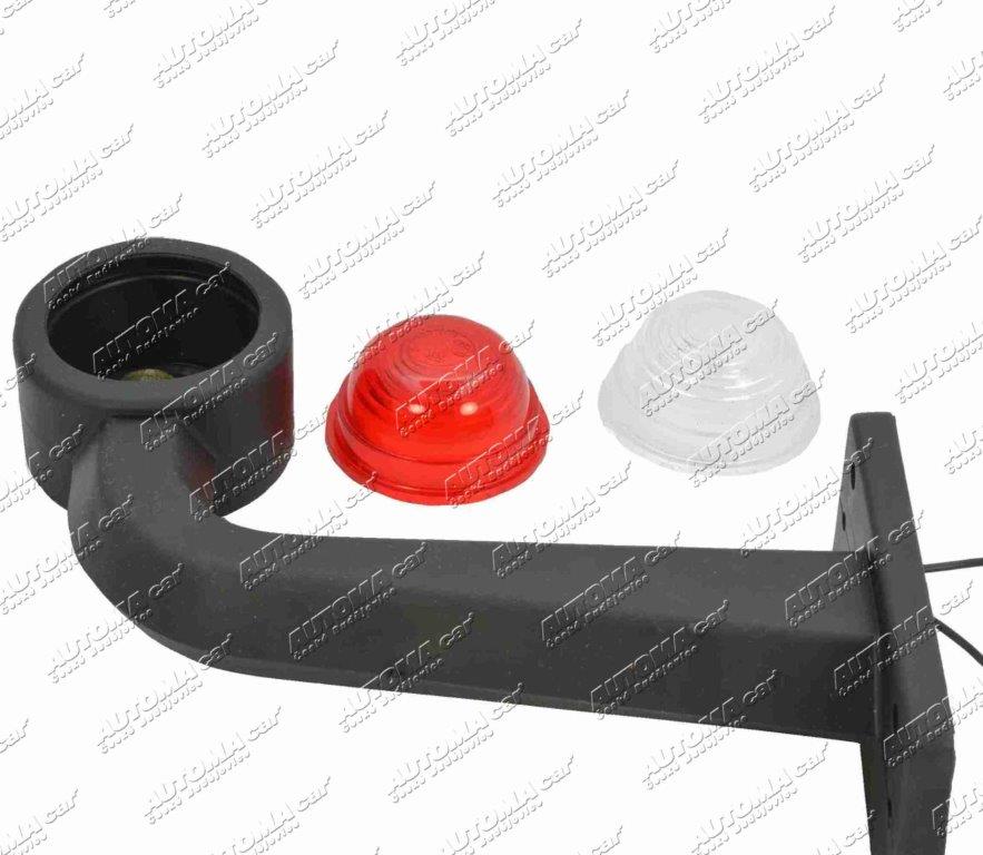 Svítilna obrysová červeno/bílá