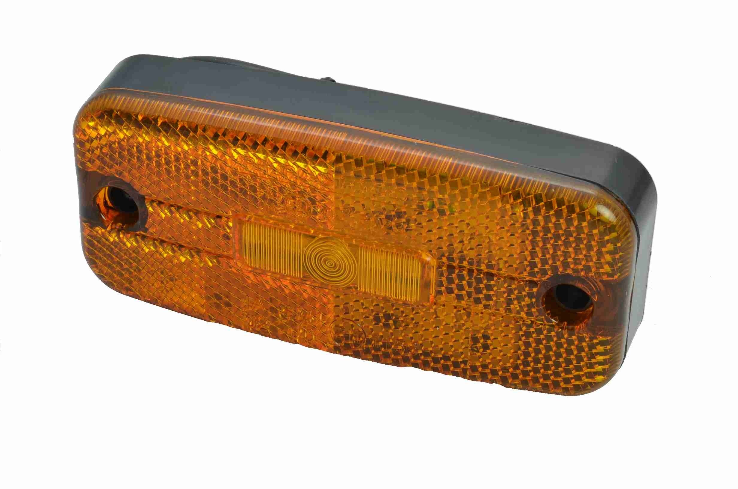 Svítilna oranžová LED 12/24V 