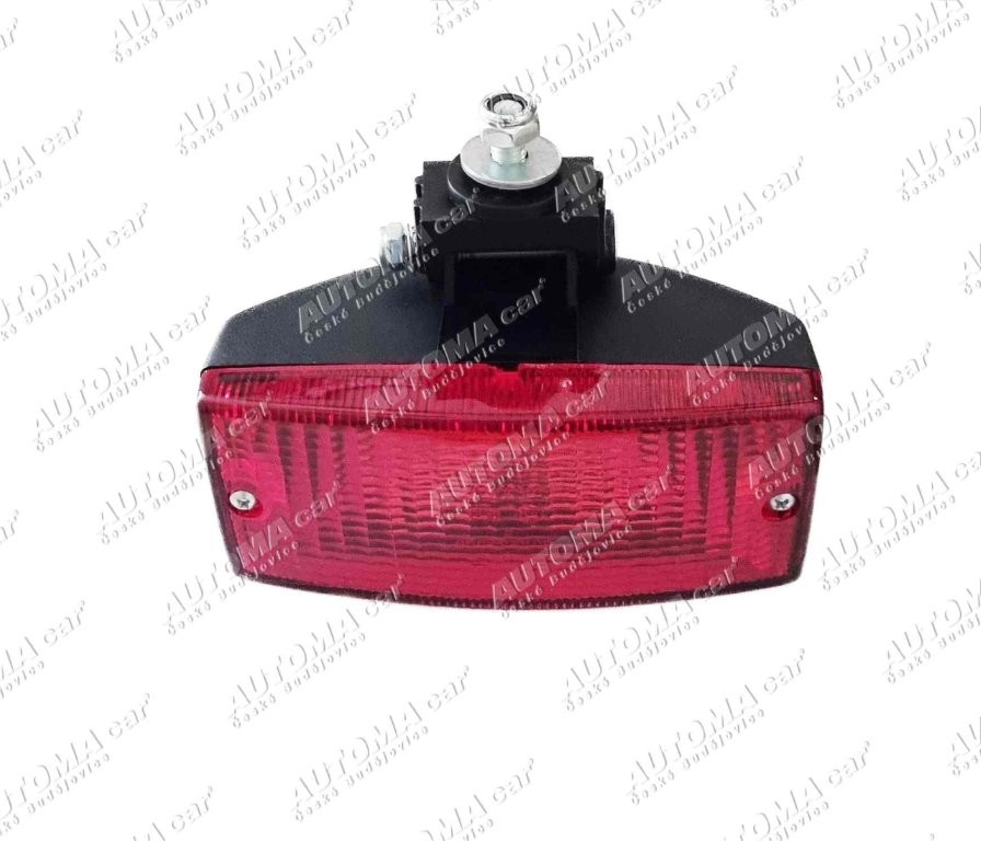 Svítilna mlhová červená hranatá