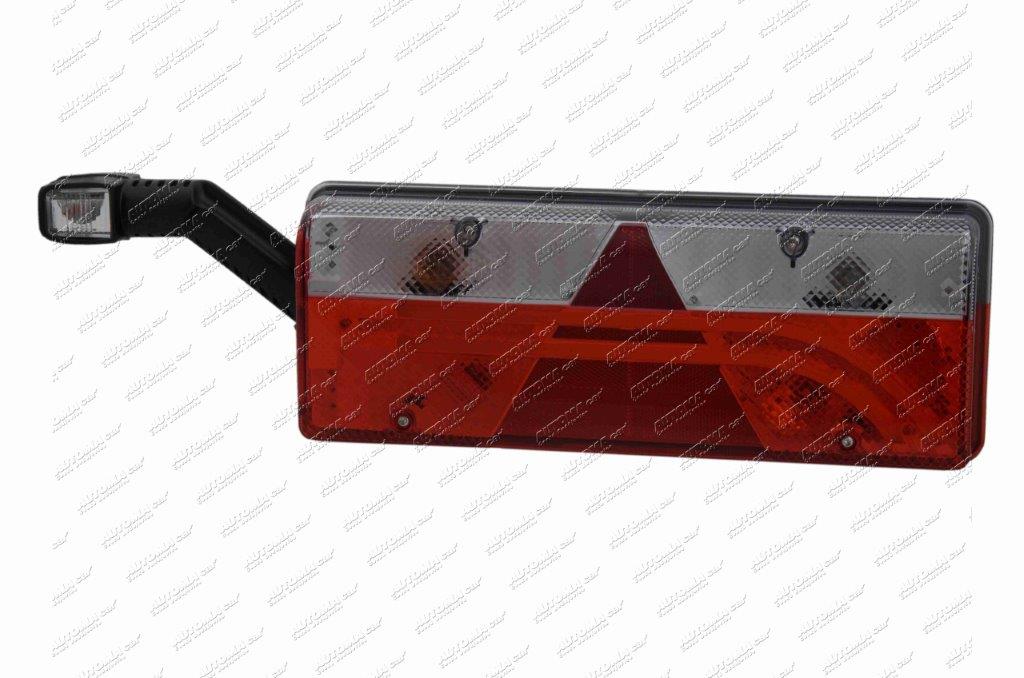 Svítilna koncová EUROPOINT III levá hybridní 24V s LED tykadlem