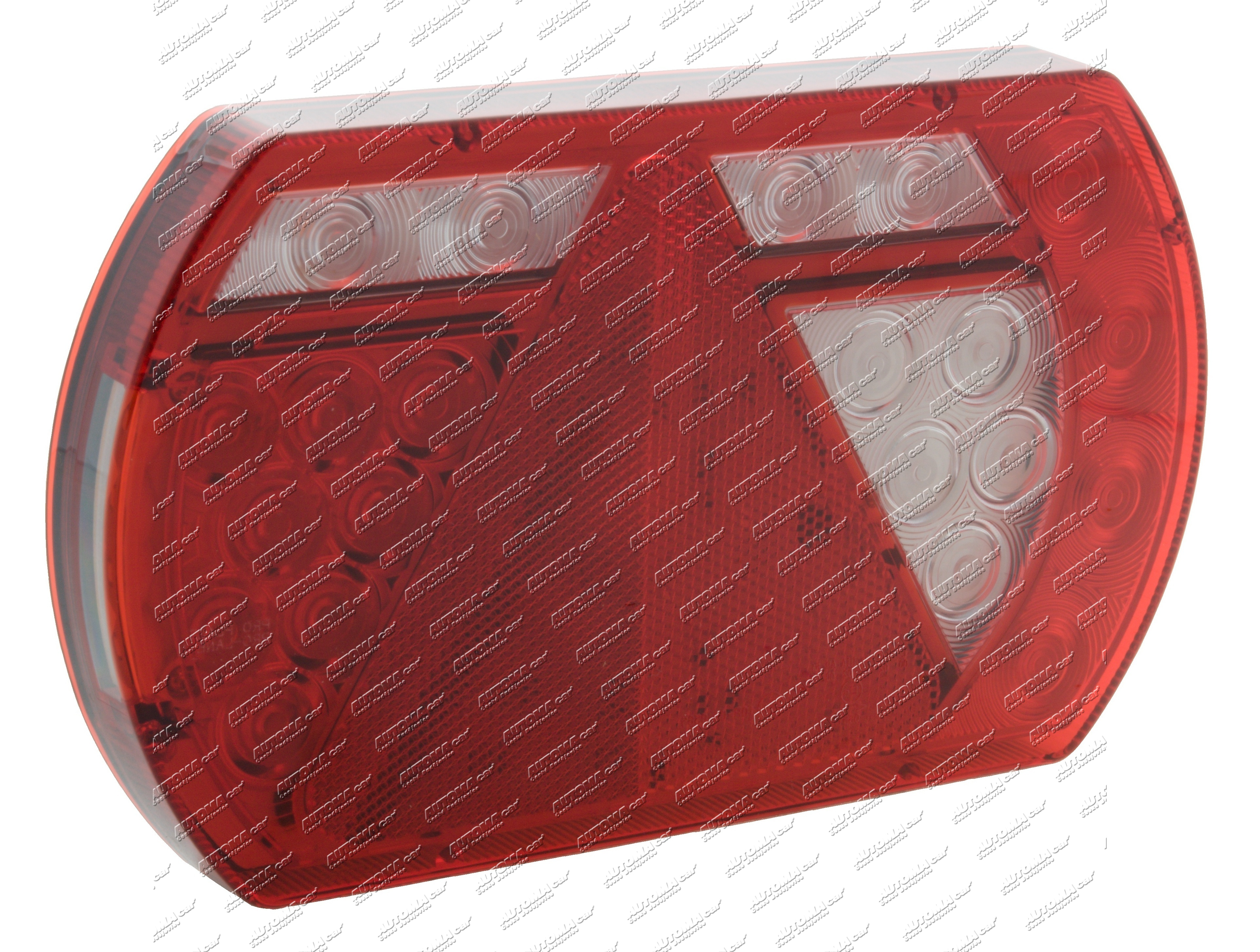 Svítilna koncová LED 12V PRO-LANE II pravá s 6. pólovým konektorem