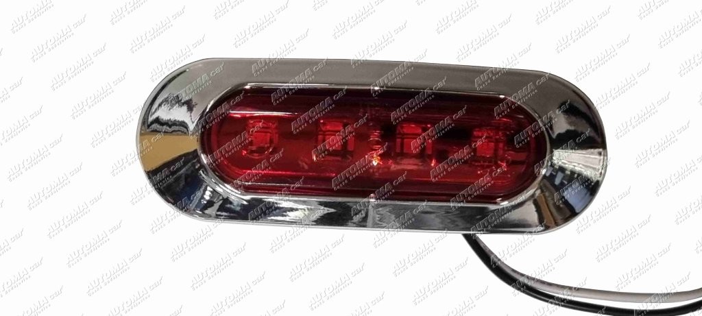 Svítilna poziční LED 12/24V červená