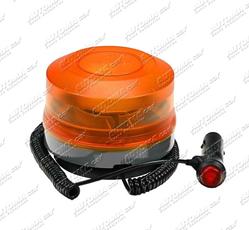 Maják oranžový 12/24V LED magnet ECE R65, R10 PRO-POWER-FLASH II