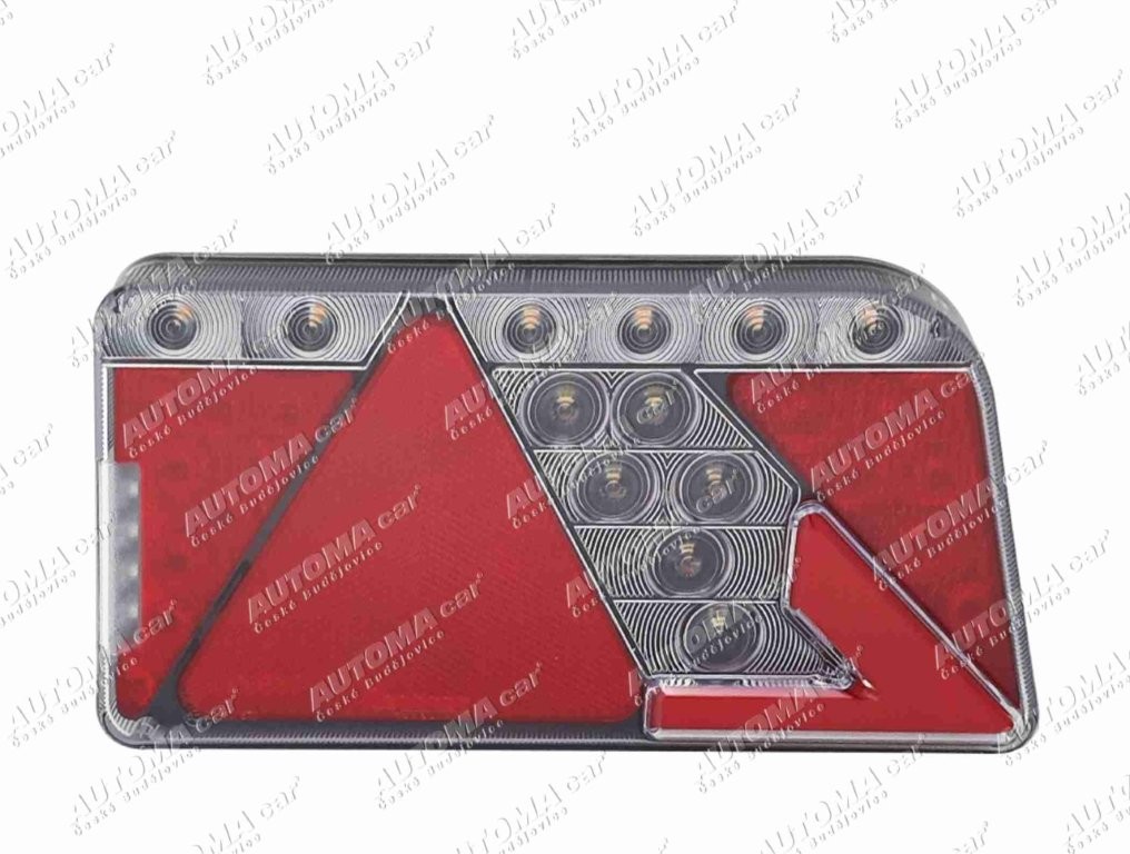 Svítilna koncová LED 12V AGADOS Canbus pravá bez SPZ s 6. pólovým konektorem