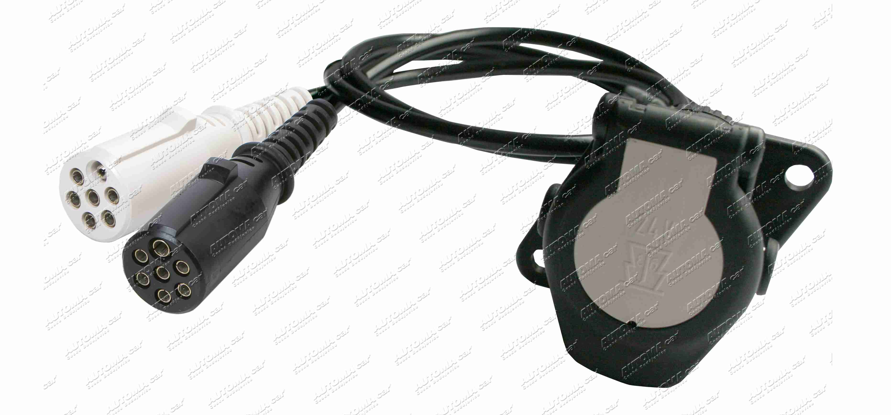 Adaptér kabelu 24V  15pól. zásuvka / 2 x 7pól.zástrčka