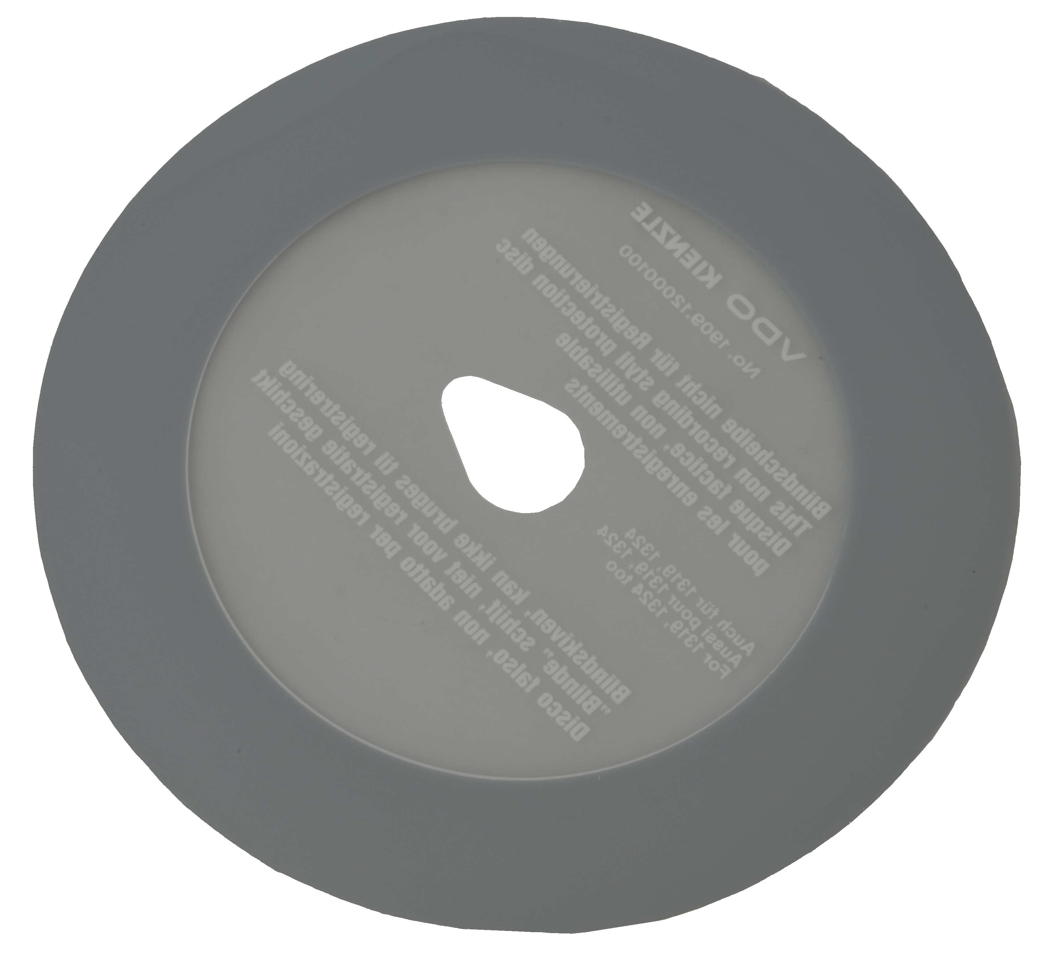 Kotouček tachografu plastový