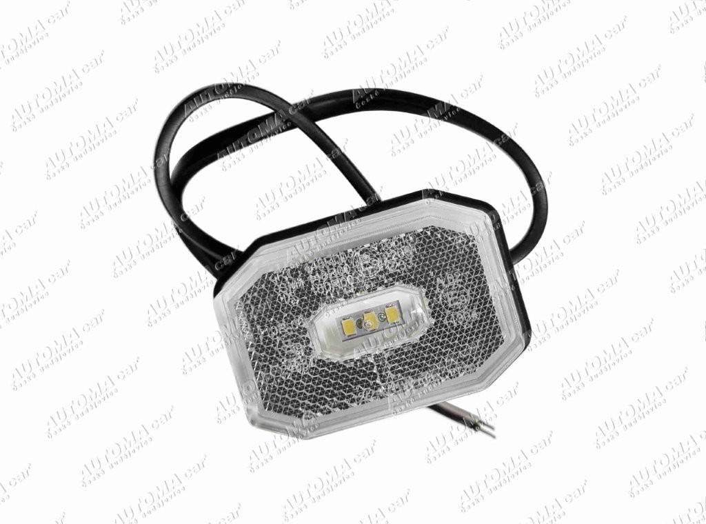 Svítilna poziční bílá LED 12-36V 