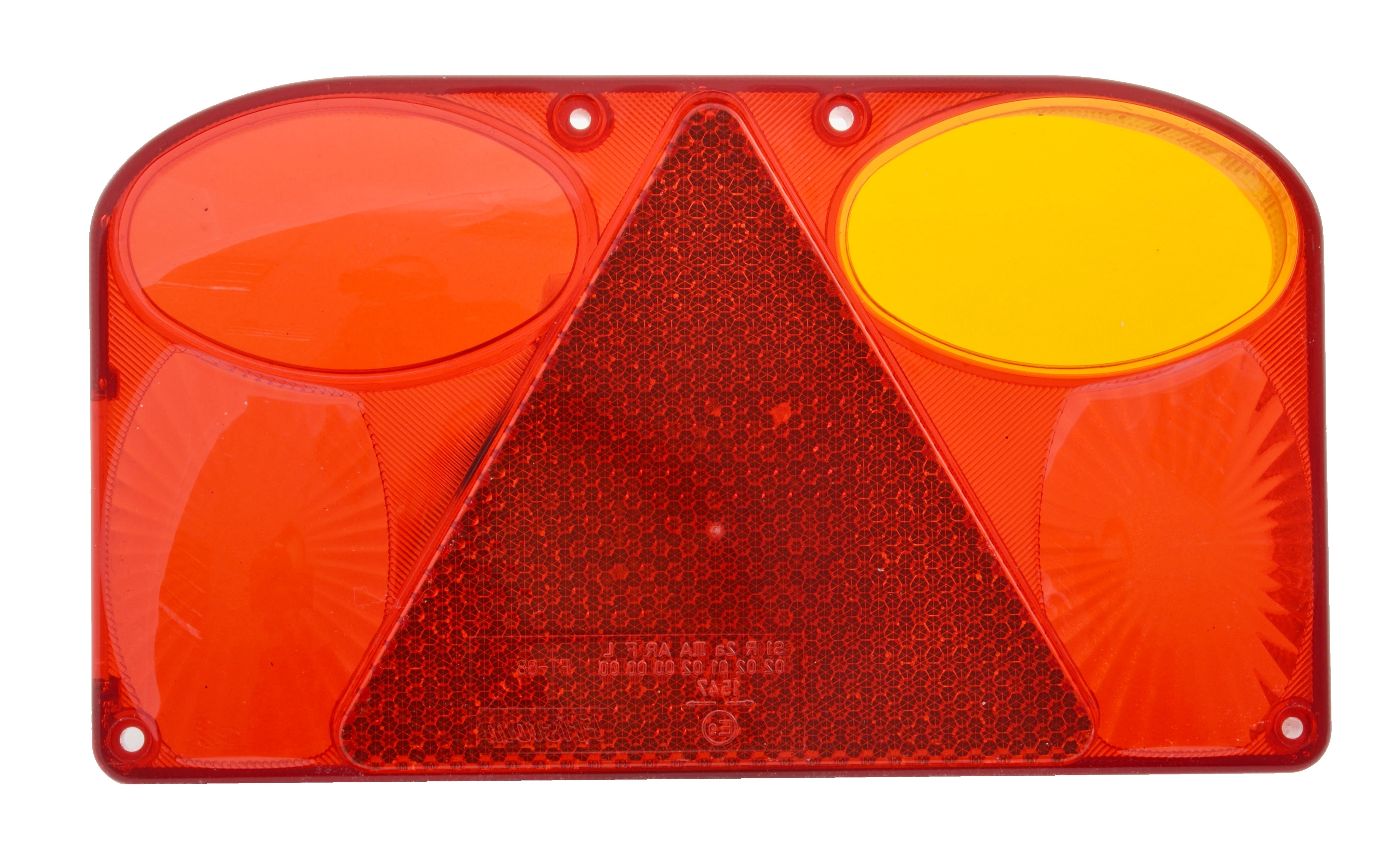 Sklo svítilny koncové pravé s mlhovkou FRISTOM FT-88