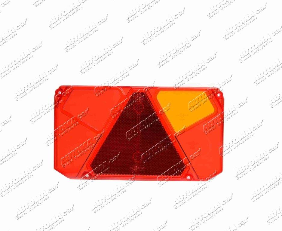 Sklo svítilny koncové pravé WAŠ s mlhovkou