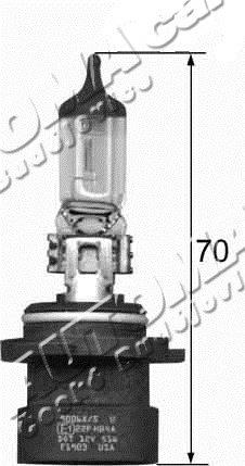 Žárovka 12V/HB4A 51W rovná patice 9006X/S