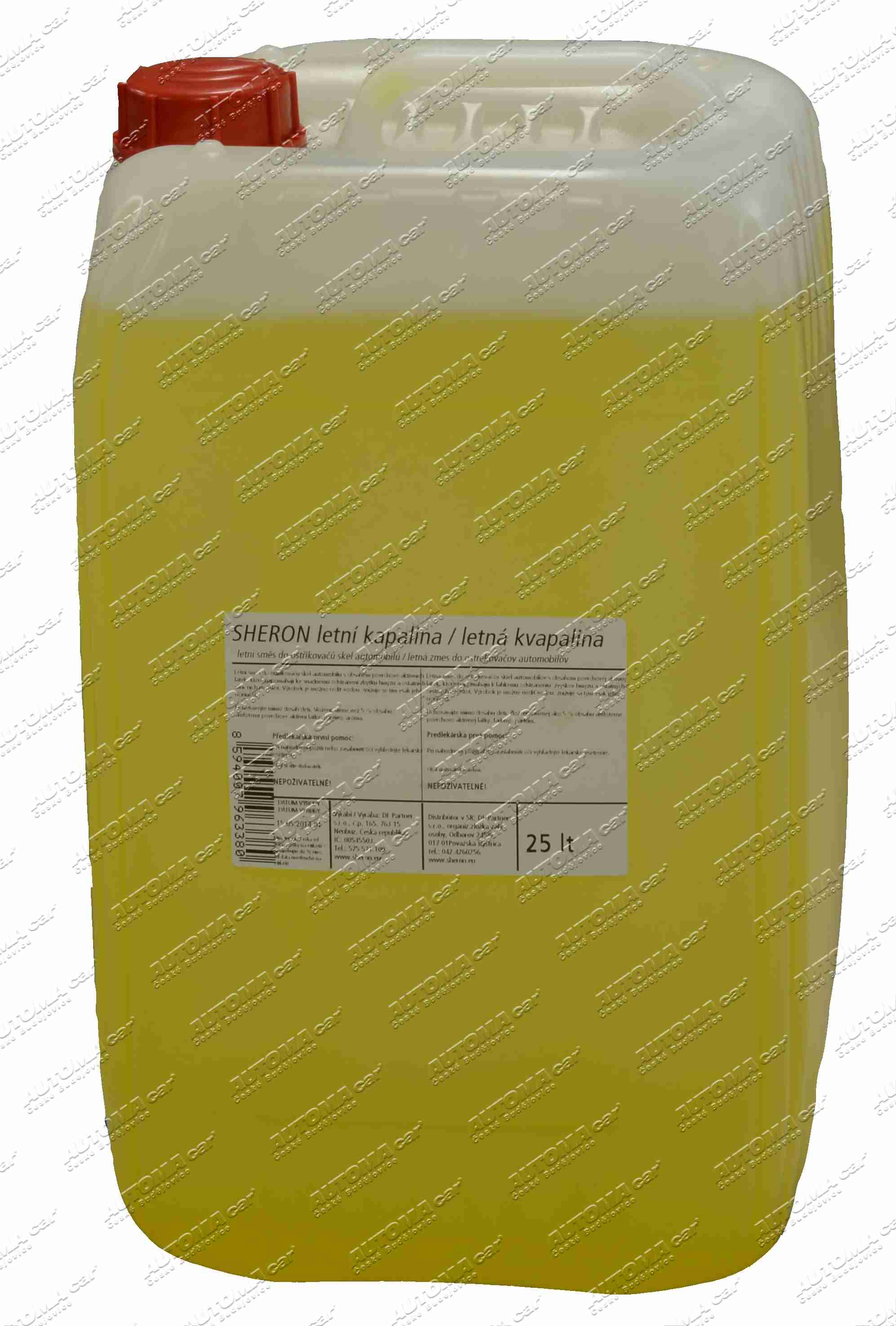 Kapalina ostřikovače Sheron letní 25L