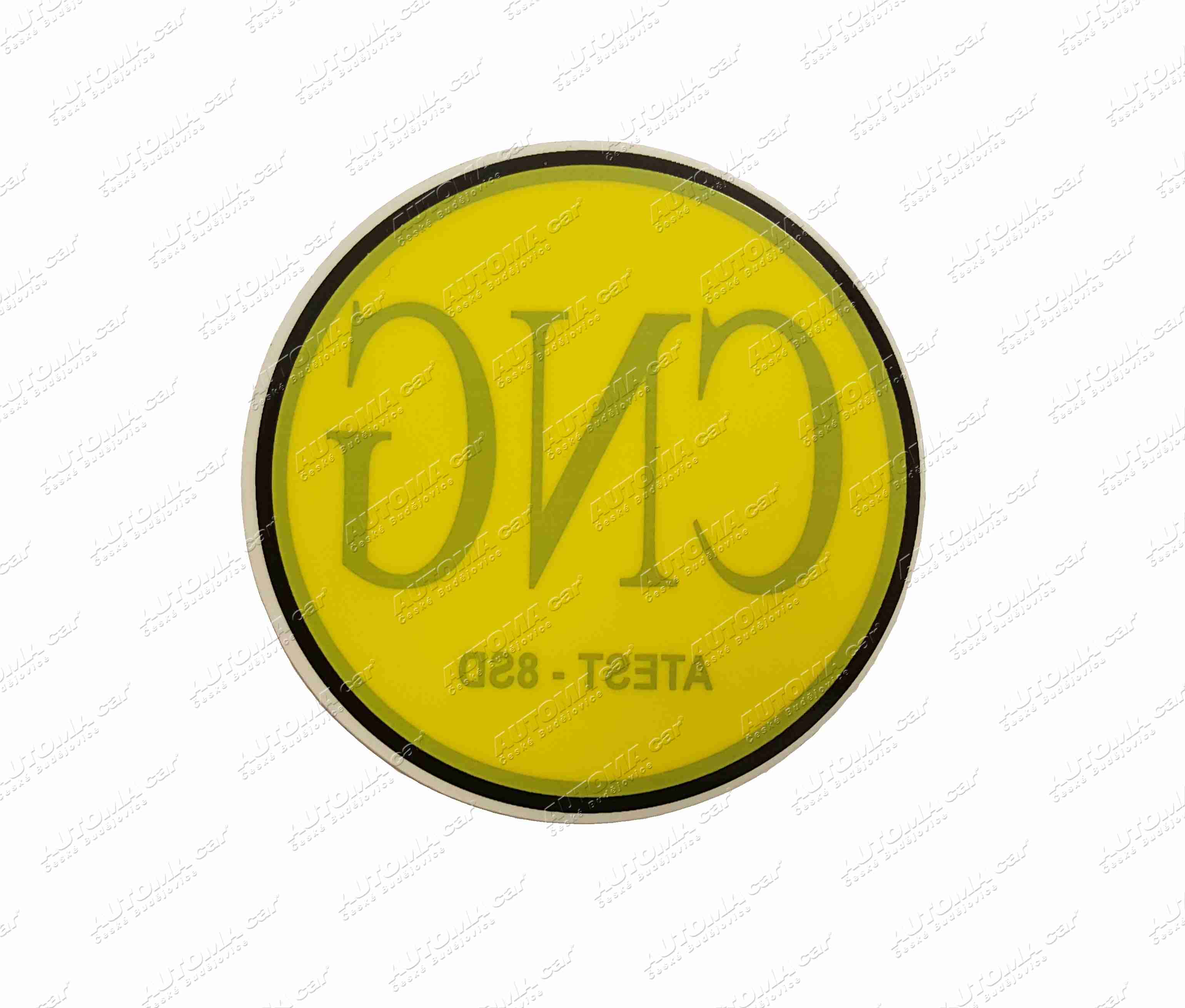 Samolepka CNG Ø 7,5cm vnitřní