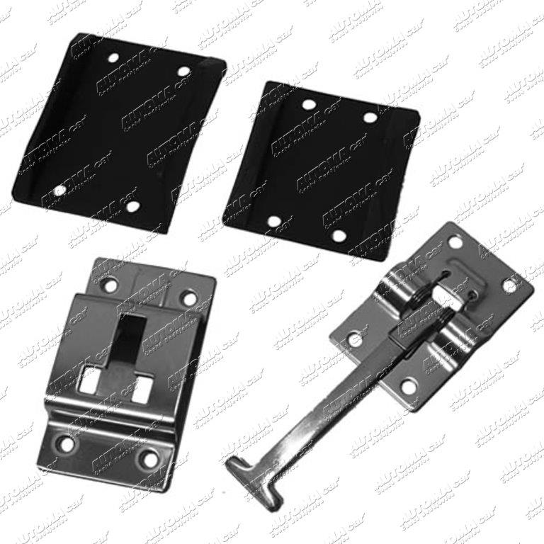 Držák dveří T - 90mm, komplet, nerez 