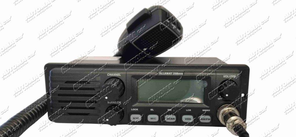 Radiostanice Allamat 298 evo 12/24V s funkcí VOX 