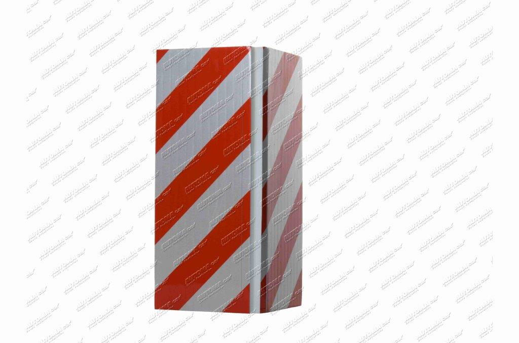 Tabule reflexní červeno/bílá flexibilní samolepící 40x32cm síla 15mm