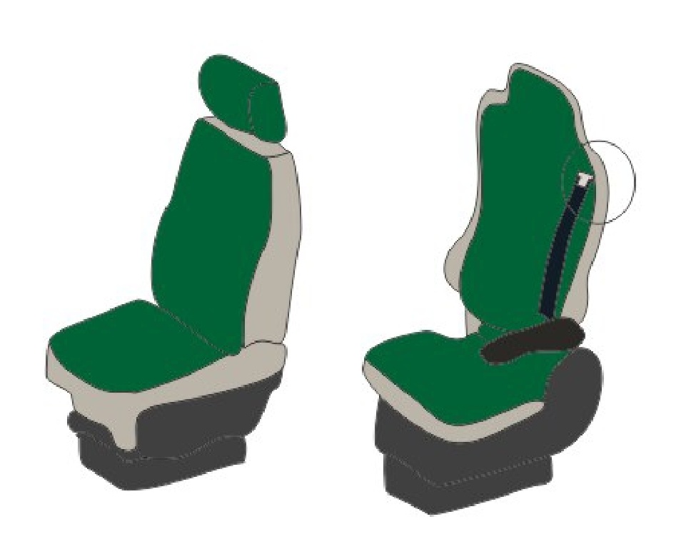 Potah sedačky MB Axor s opěrkou výprodej