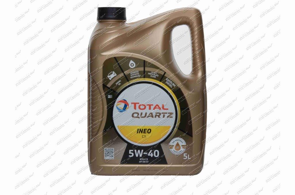 Olej TOTAL QUARTZ INEO C3 5W40 5L pro motory s filtrem DPF