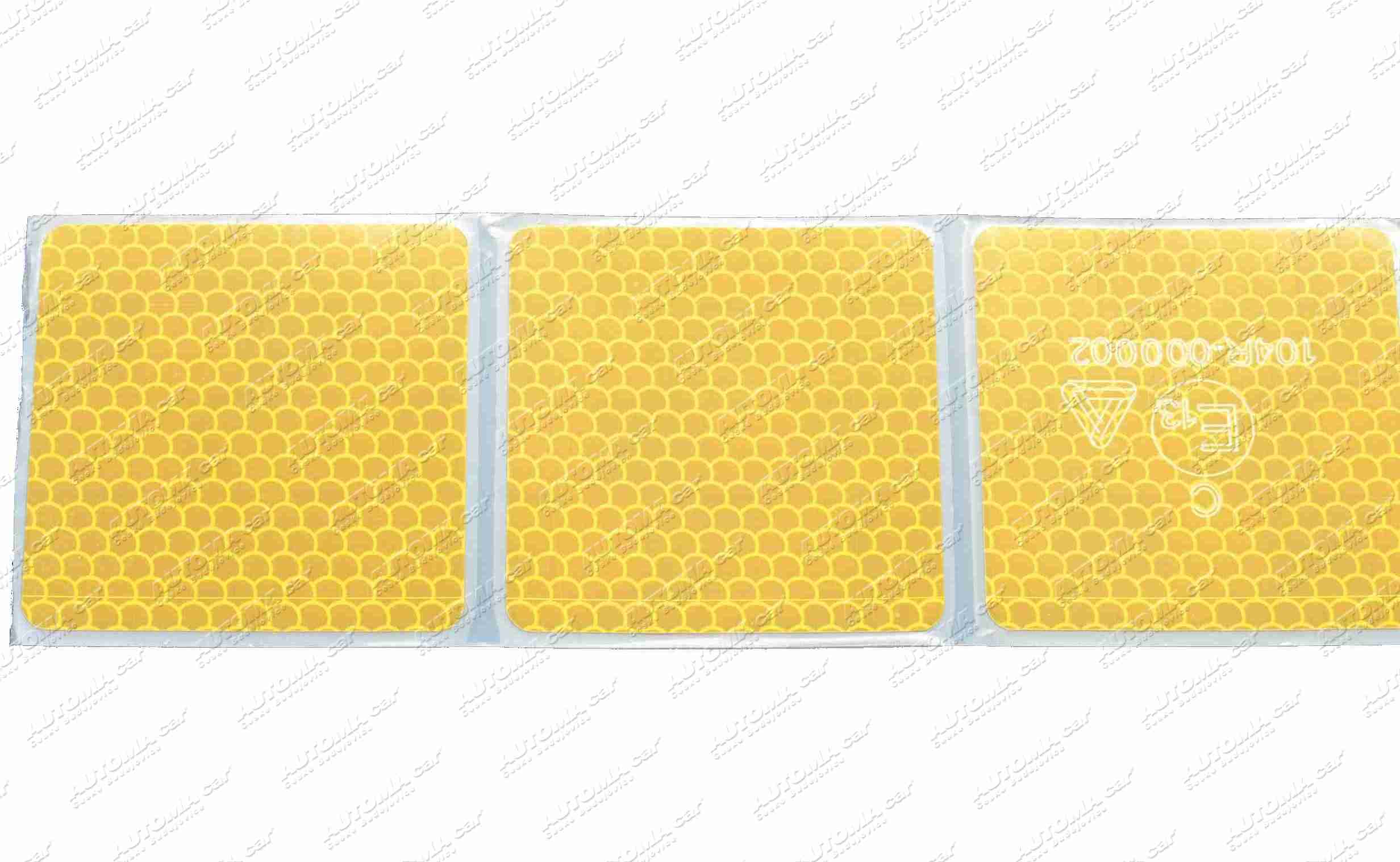 Fólie reflexní žlutá perforovaná šíře 50mm