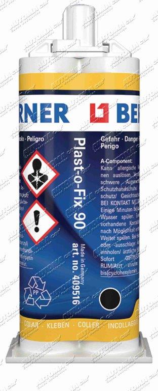 Lepidlo na plasty Plast-o-Fix 90 černé Berner 50ml