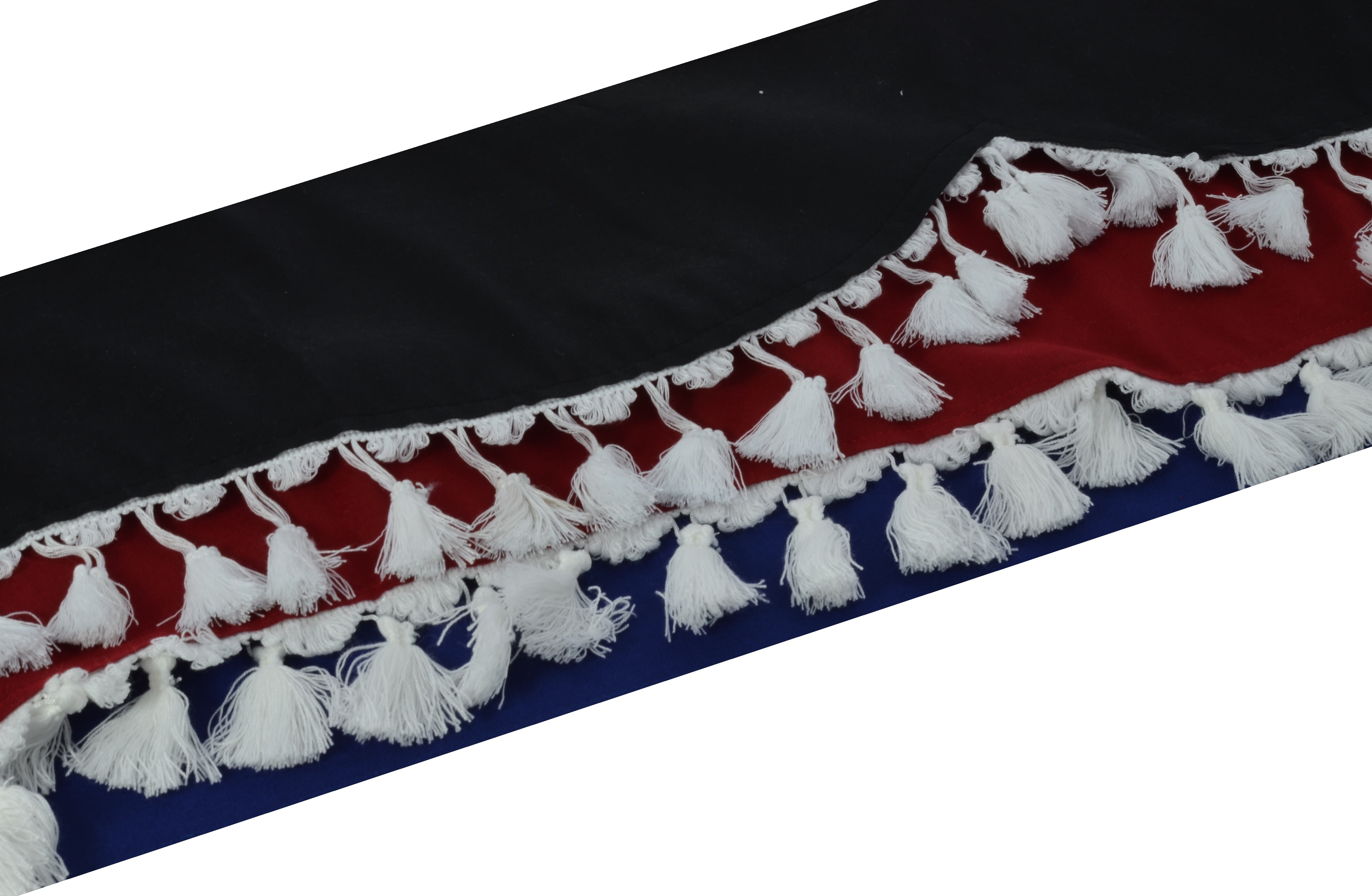 Záclona bordura nad okno universál - třásně