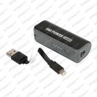 Power banka 2 600mAh výstup 1A s univerzálním konektorem mikro USB/8 pin iPhone
