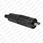 Zástrčka 2 pólová Safe Lock 12/24V 15A
