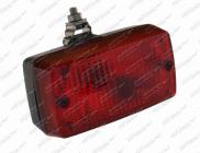 Svítilna mlhová červená hranatá WESEM