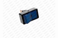 Spínač 12V 15A podsvícený modrý 30x20mm