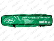 Lékárnička 182/2011 - sada povinného vybavení ( lékárnička, trojúhelník, lano, vesta, rukavice ) 