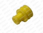 Těsnění silikonové na kabely Ø izolace 1,8-2,4 mm žluté ( Superseal )