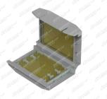 Krabička gelová průchozí WAGO pro 3ks 1-pol spojku 2x4mm² 