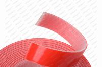 Páska - suchý zip samolepící duolock 25mm tl.3,5mm transparentní exteriér / 1m