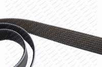 Páska- suchý zip samolepící duolock 25mm tl.3,5mm černý / 1m